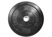 Диск для кроссфита Iron King (бампер) черный D50 мм 15 кг CR 204