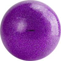 Мяч для художественной гимнастики d19см Torres ПВХ AGP-19-07 фиолетовый с блестками