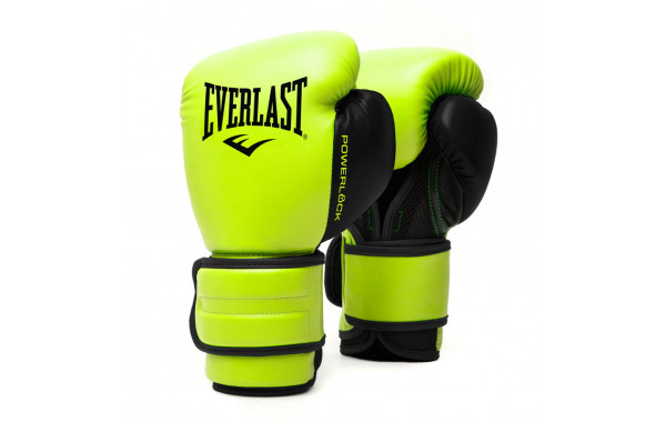 Боксерские перчатки тренировочные Everlast Powerlock PU 2 12oz сал. P00002315 600_380