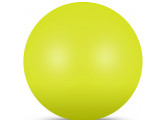 Мяч для художественной гимнастики Indigo IN367-LI, диам. 17 см, ПВХ, лимонный металлик