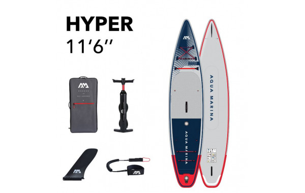 SUP-доска Hyper 11'6" Navy 350х79х15см Aqua Marina BT-23HY01 600_380