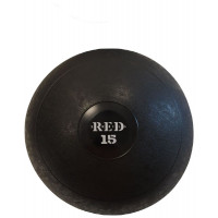 Медицинский набивной мяч слэмбол для бросков RED Skill Слембол 15 кг