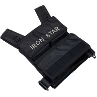 Жилет с отягощением IRON STAR Standart 10 кг, черный