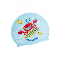 Юниорская силиконовая шапочка Mad Wave Surfer M0579 12 0 08W