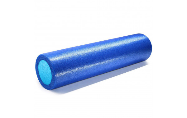 Ролик для йоги полнотелый 2-х цветный, 45х15x15см Sportex PEF45-A синий\голубой 600_380