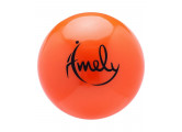 Мяч для художественной гимнастики d15 см Amely AGB-301 оранжевый