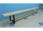 Скамейка гимнастическая 2,5 м ФСИ (мет.ножки), покрытие мебельный лак 9193