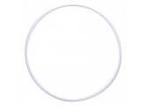 Обруч гимнастический НСО пластиковый d60см MR-OPl600 белый, под обмотку (продажа по 5шт) цена за шт