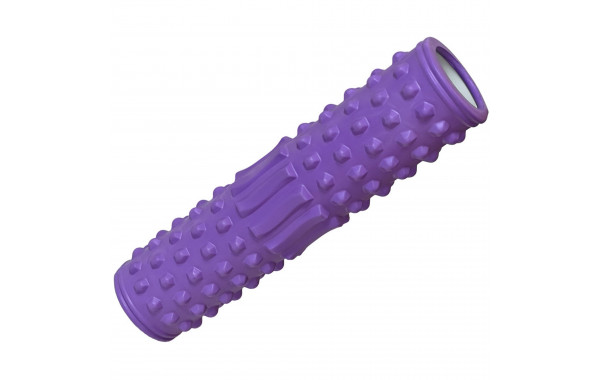 Ролик для йоги Sportex 45х11см, ЭВА\АБС E40750 фиолетовый 600_380
