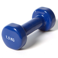 Гантель Sportex виниловая 1,5 кг York DB100 B31384 синий