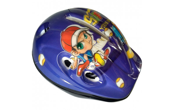 Шлем защитный Sportex JR F11720-1 (голубой) 600_380