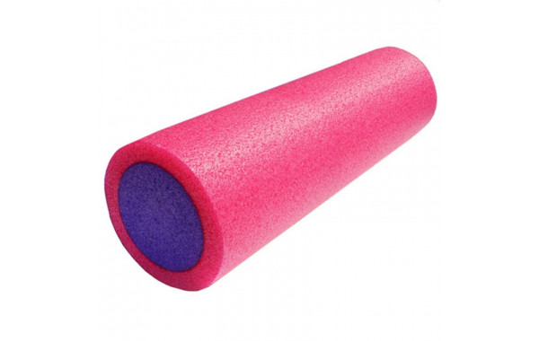 Ролик для йоги Sportex полнотелый 2-х цветный (розовый/фиолетовый) 45х15см PEF45-5 600_380