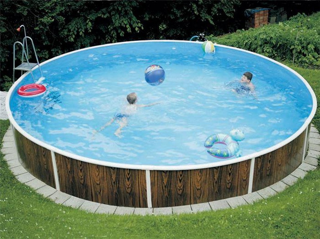 Морозоустойчивый бассейн Azuro 403DL, круглый 5,5х1,2 м комплект Standart (фильтр Poolmagic) 1071_800
