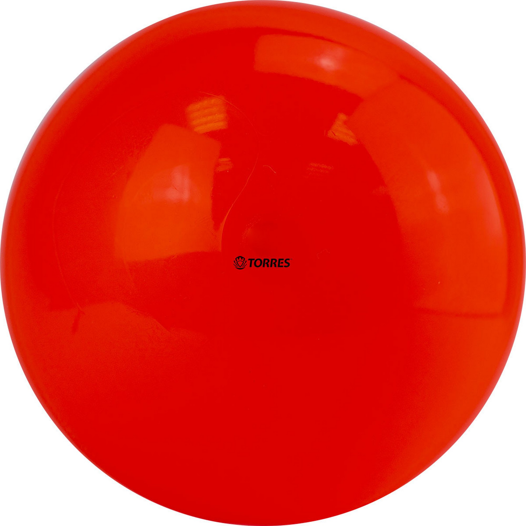 Мяч для художественной гимнастики однотонный d15см Torres ПВХ AG-15-04 оранжевый 2000_2000