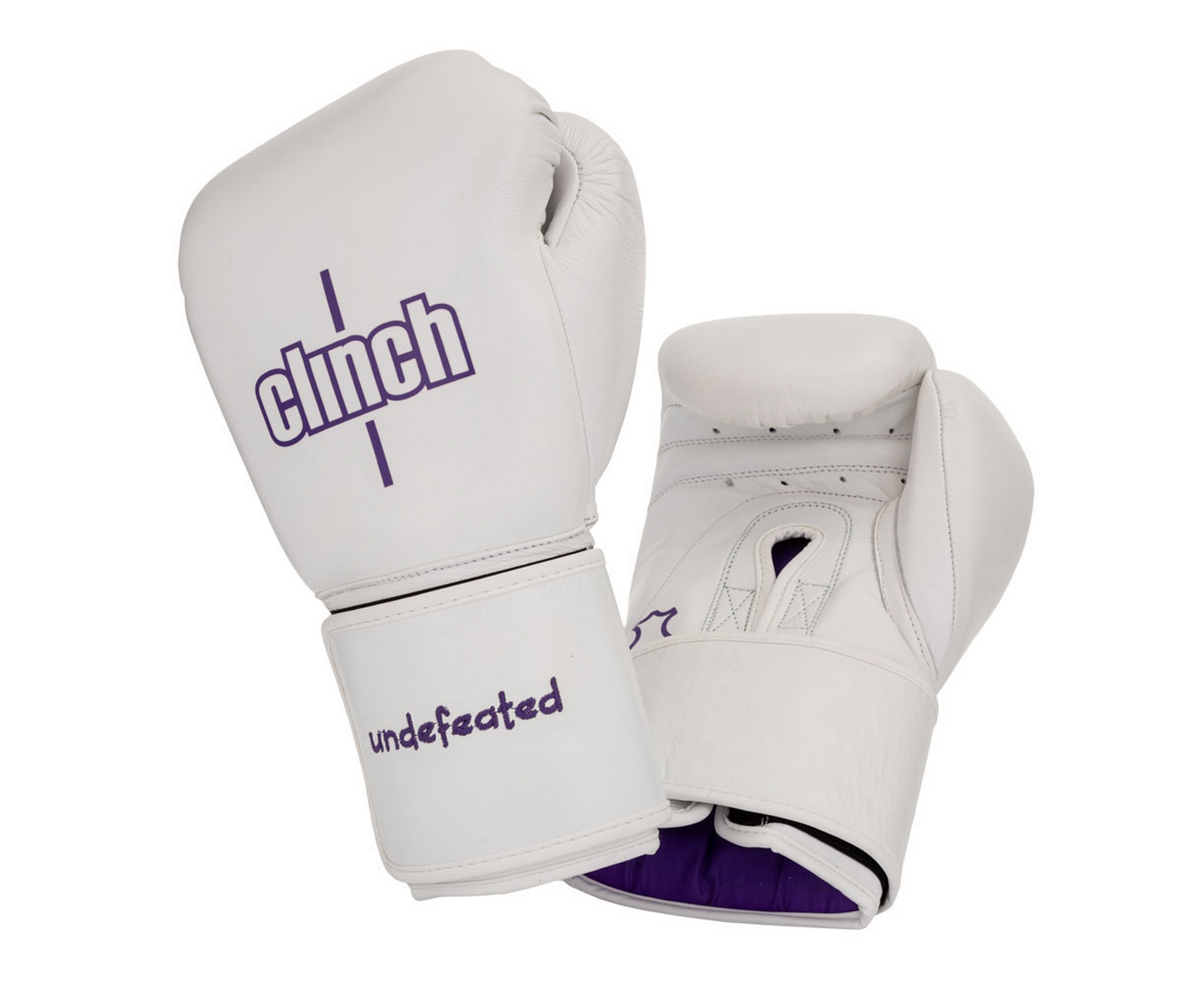 Перчатки боксерские Clinch Undefeated C161 белый 2000_1634