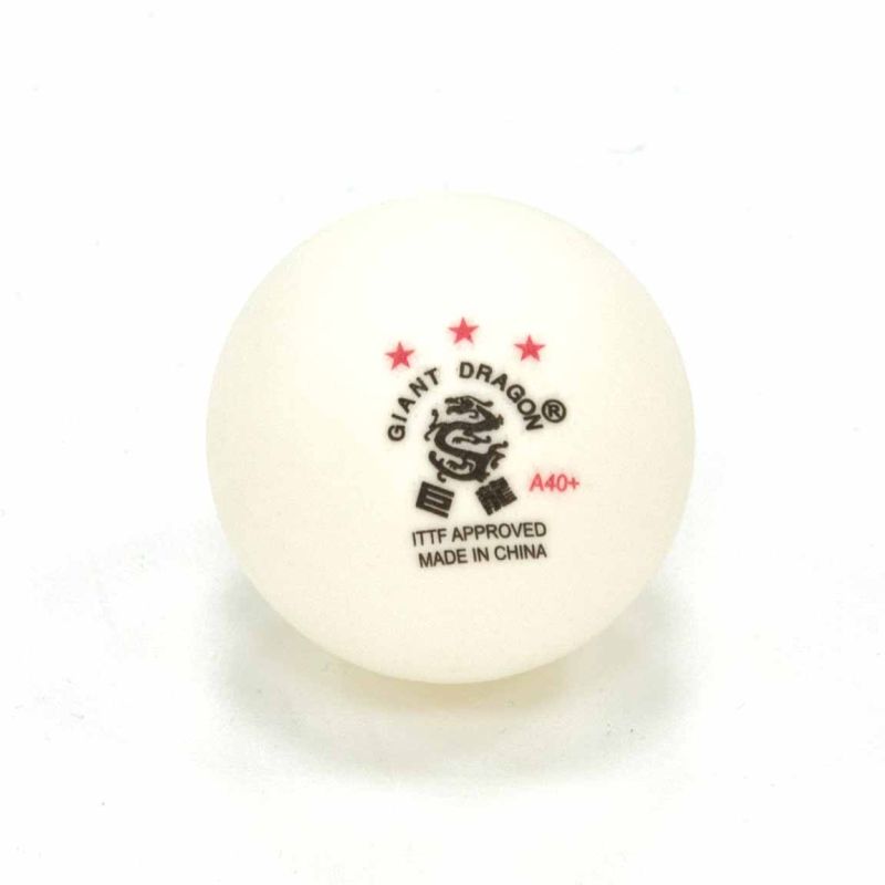 Мячи Giant Dragon Training Platinum 3* New белый (100шт, в прозрачной сумке) 800_800