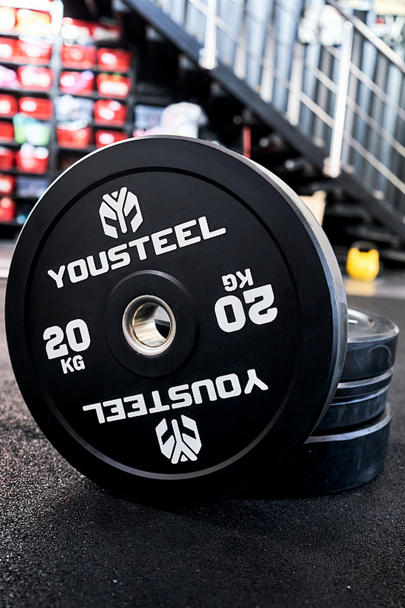 Диск EVO BUMPER PLATE 20кг YouSteel черный 1332_2000