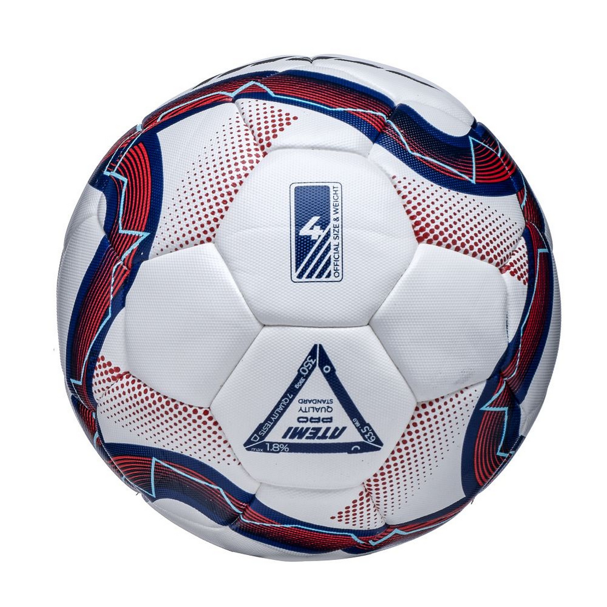 Мяч футбольный Atemi Attack Match Hybrid stitching ASBL-009T-4 р.4 2000_2000