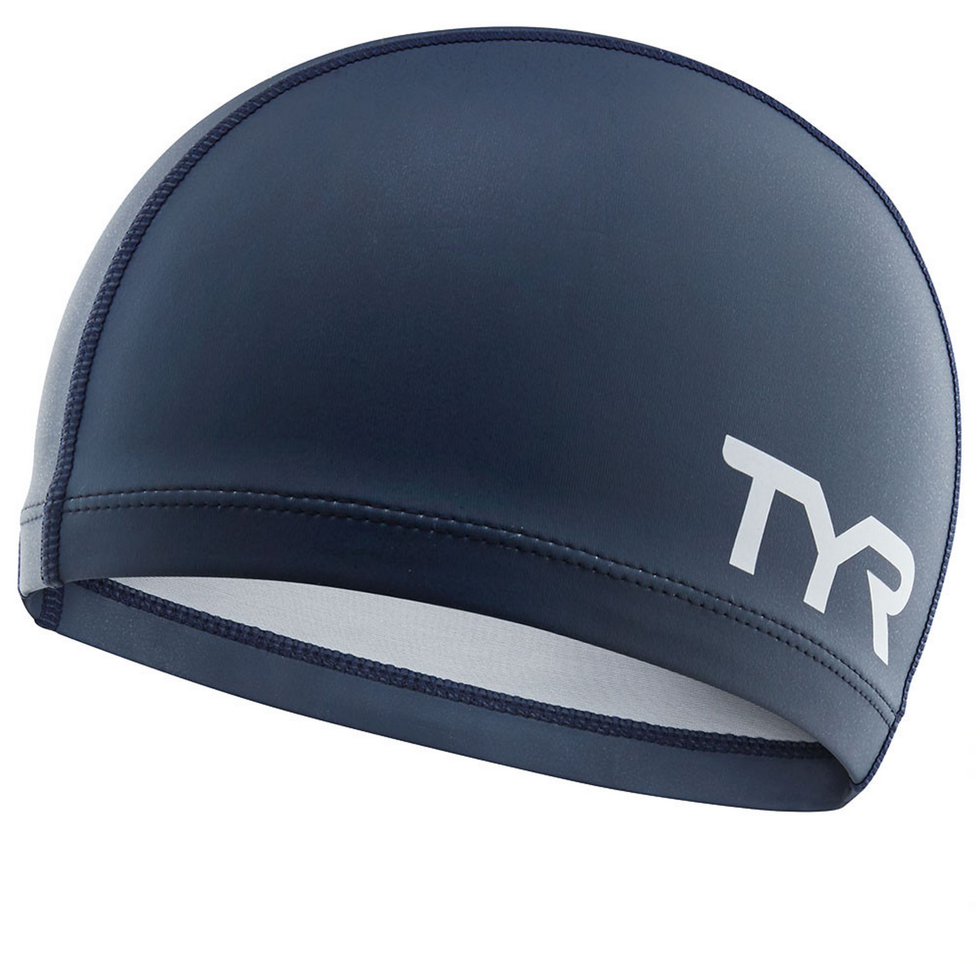 Шапочка для плавания TYR Silicone Comfort Swim Cap" LSCCAP-401 темно-синий 2000_2000