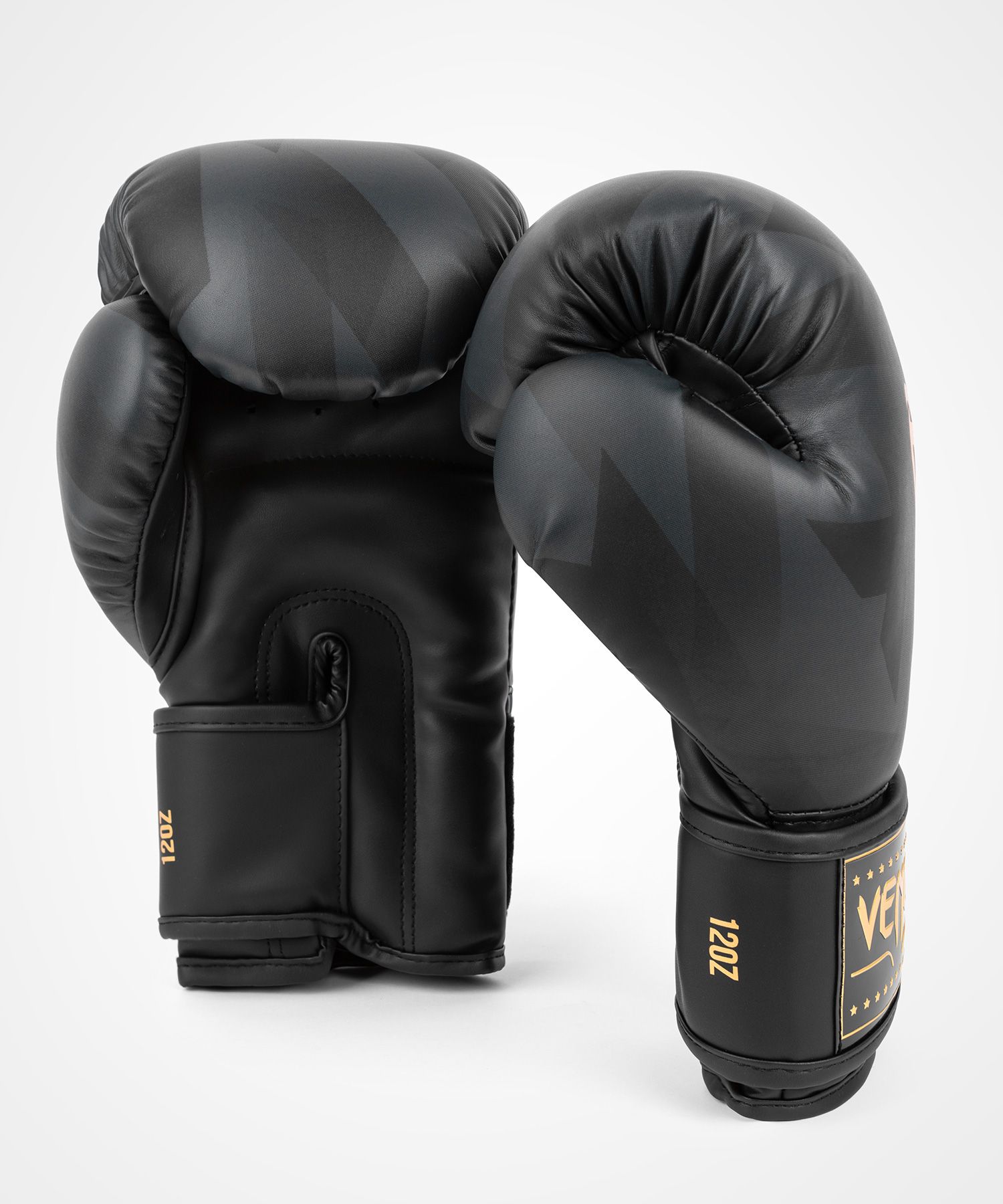 Перчатки Venum Razor Boxing 04689-126-10oz черный\золотой 1500_1800