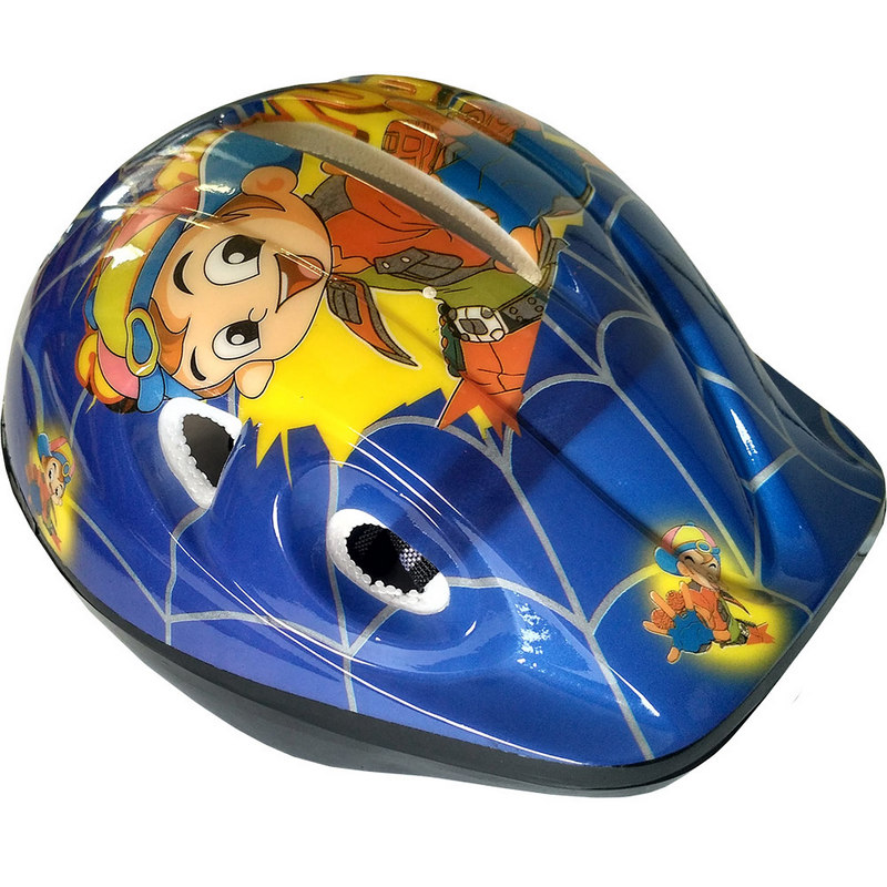 Шлем защитный Sportex JR F11720-4 (синий) 800_800