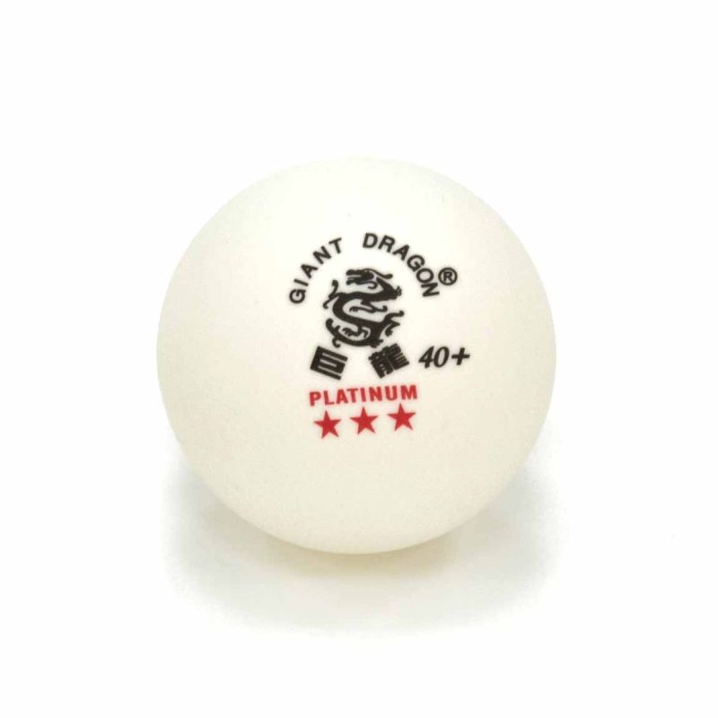 Мячи Giant Dragon Training Platinum 3* New белый (12шт, в блистере) 800_800