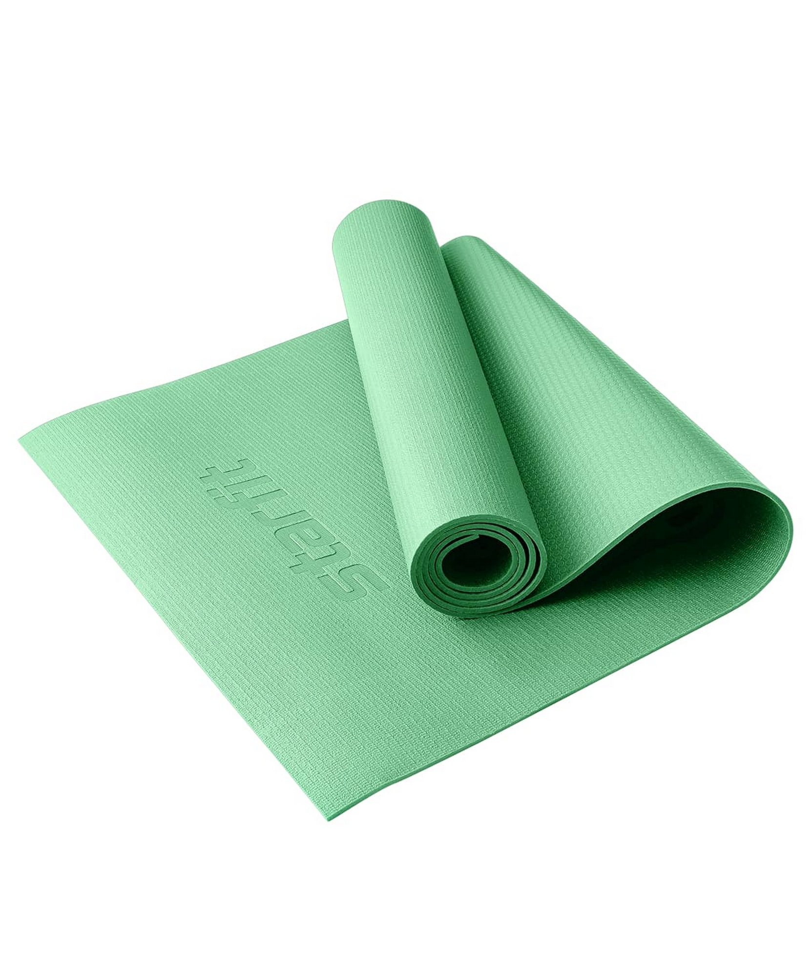 Коврик для йоги и фитнеса высокой плотности 183x61x0,4см Star Fit PVC HD FM-103 зеленый чай 1663_2000