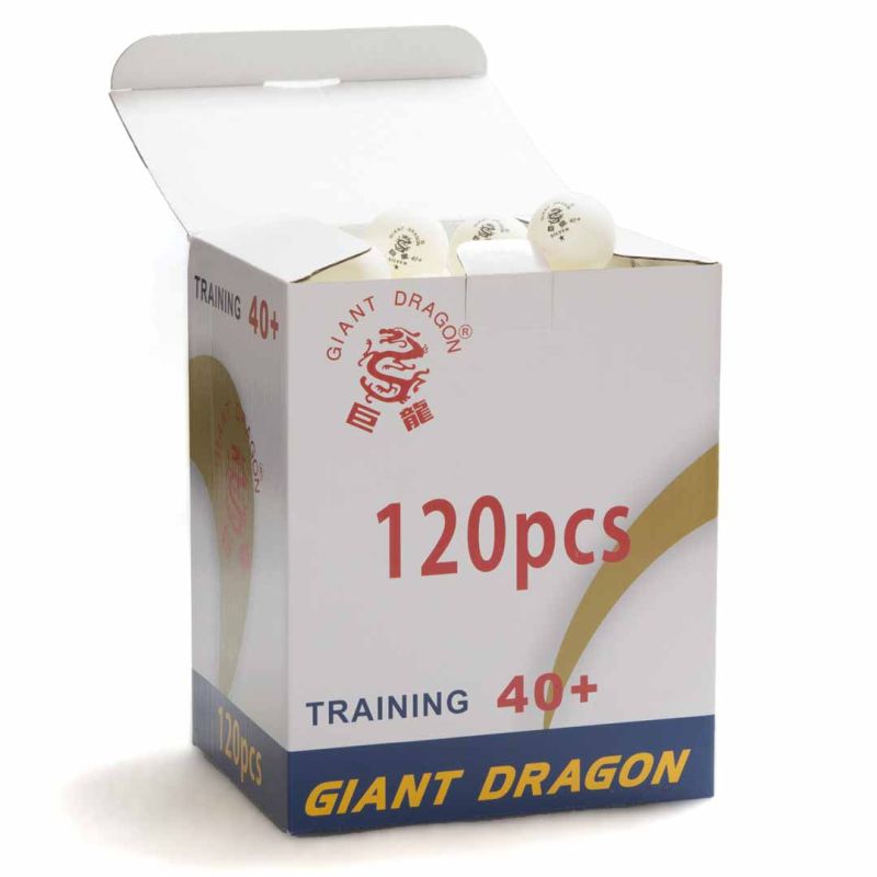 Мячи Giant Dragon Training Silver 1* New белый (120шт, в коробке) 800_800