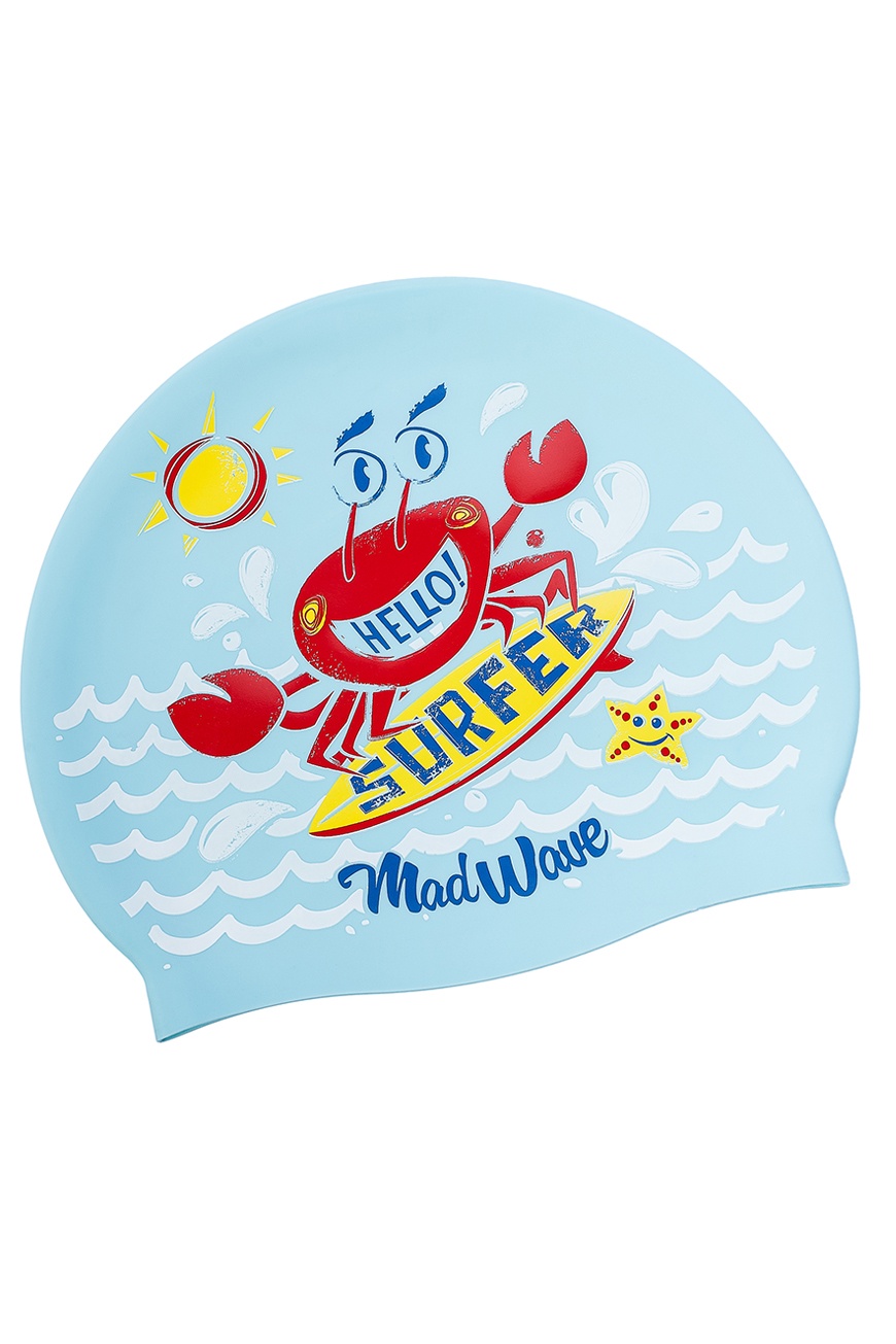 Юниорская силиконовая шапочка Mad Wave Surfer M0579 12 0 08W 870_1305