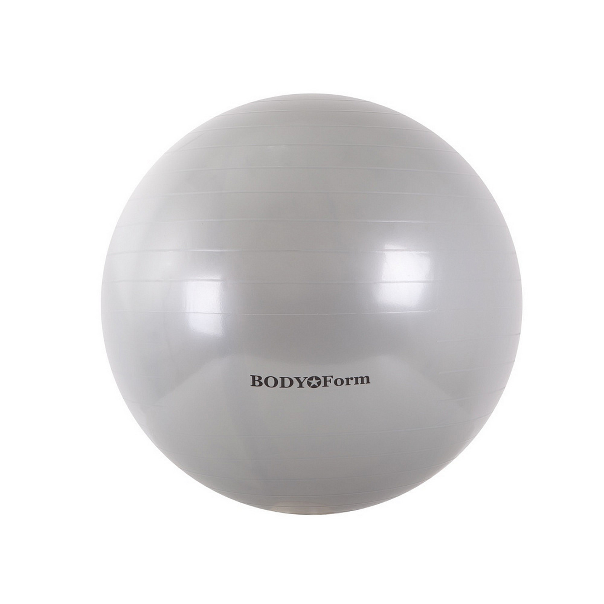 Мяч гимнастический d55см (22") Body Form антивзрыв BF-GB01AB серебристый 2000_2000