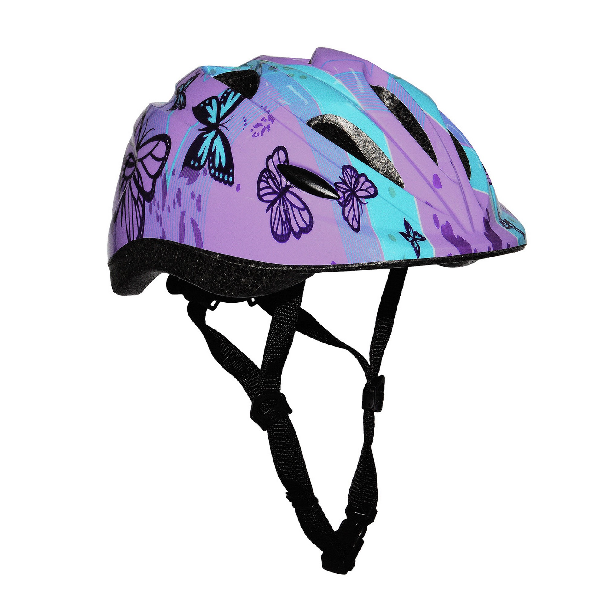 Шлем детский RGX с регулировкой размера 50-57 Butterfly фиолетовый 2000_2000