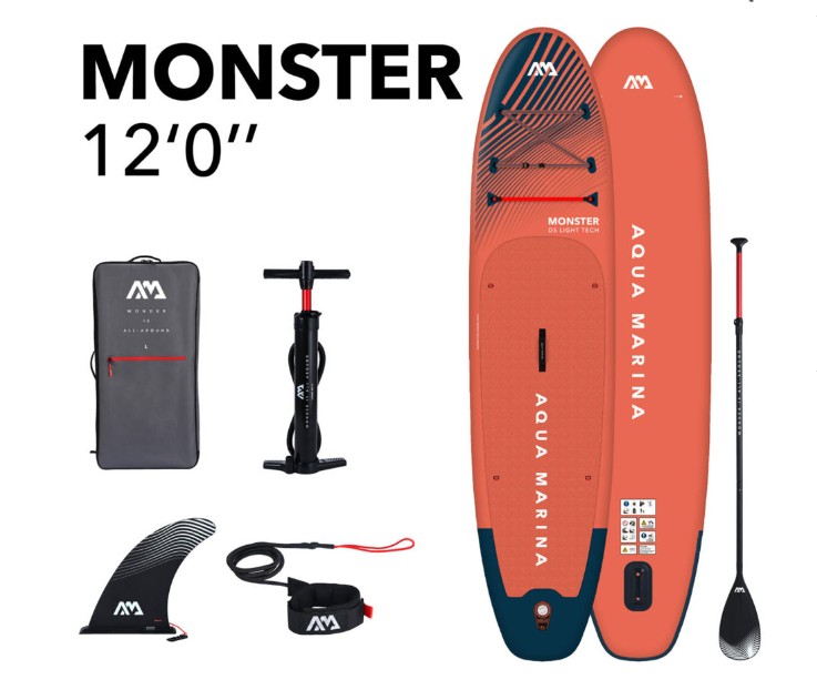 SUP-доска Monster Sky Glider 366х84х15см Aqua Marina BT-23MOP 737_631