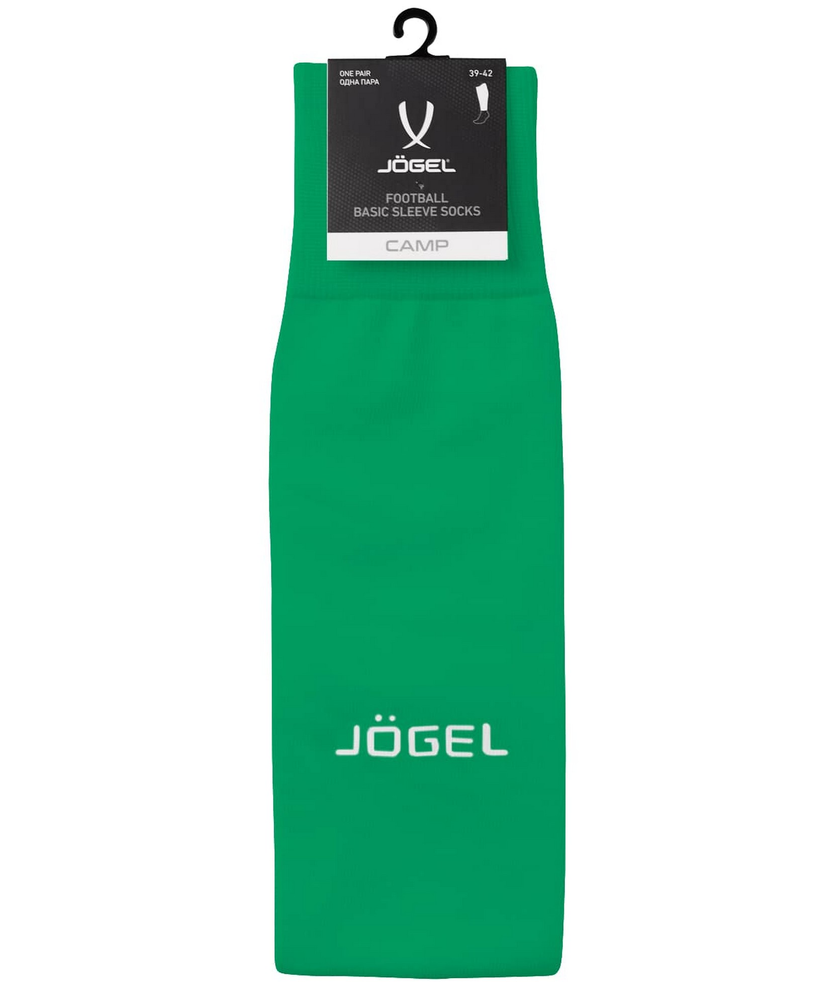 Гольфы футбольные Jogel Camp Basic Sleeve Socks зеленый\белый 1663_2000