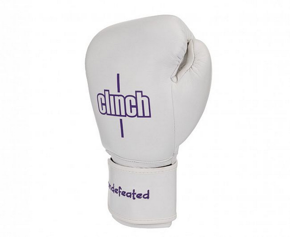 Перчатки боксерские Clinch Undefeated C161 белый 979_800