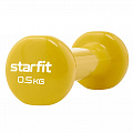 Гантель виниловая 0,5 кг Star Fit DB-101 желтый 120_120