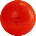 Мяч для художественной гимнастики d19см Torres ПВХ AGP-19-06 оранжевый с блестками 120_120