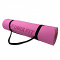 Коврик для йоги и фитнеса двусторонний, 180х61х0,6см UnixFit YMU6MMPK двуцветный, розовый 120_120