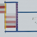 Тренажер для замера высоты прыжка "Настенный" VolleyPlay MS-25 120_120