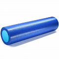 Ролик для йоги полнотелый 2-х цветный, 45х15x15см Sportex PEF45-A синий\голубой 120_120