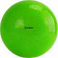Мяч для художественной гимнастики d19см Torres ПВХ AGP-19-05 зеленый с блестками 120_120
